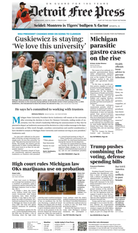 Cover of Detroit Free Press
