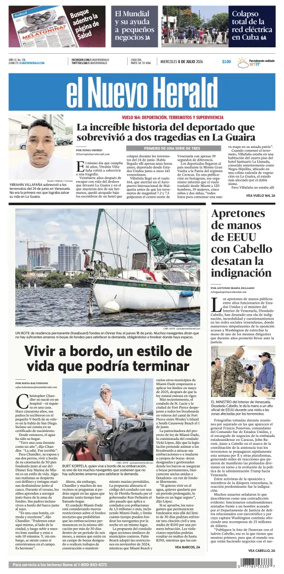 Cover of El Nuevo Herald