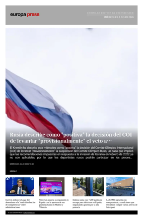 Cover of Europa Press - Compiled Edition