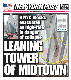 Cover of New York Post
