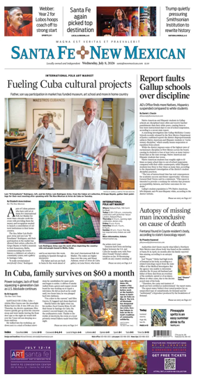 Cover of Santa Fe New Mexican