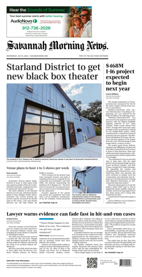 Cover of Savannah Morning News
