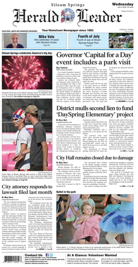 Cover of Siloam Springs Herald Leader