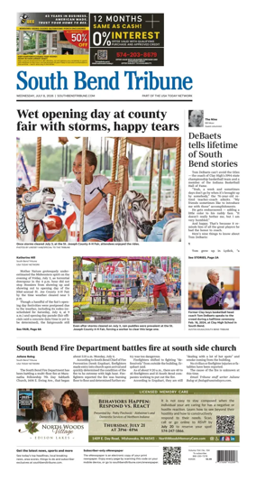 Cover of South Bend Tribune