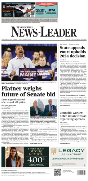 Cover of Springfield News-Leader