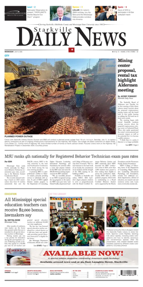 Cover of Starkville Daily News