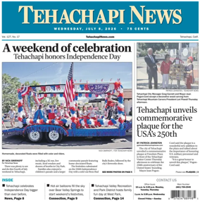 Cover of Tehachapi News