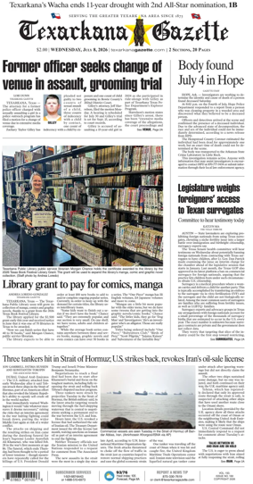 Cover of Texarkana Gazette