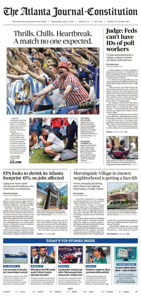 Cover of The Atlanta Journal-Constitution