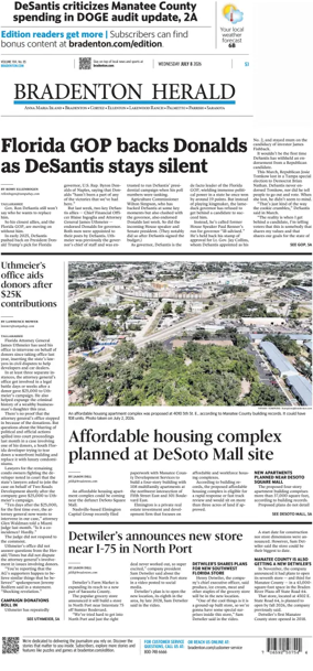 Cover of The Bradenton Herald