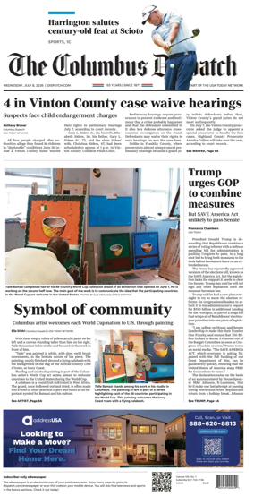 Cover of The Columbus Dispatch