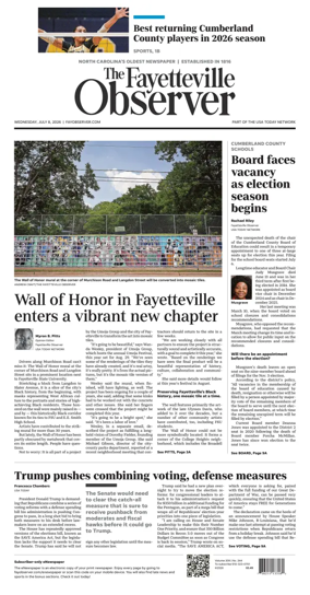 Cover of The Fayetteville Observer