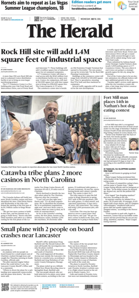 Cover of The Herald (Rock Hill)