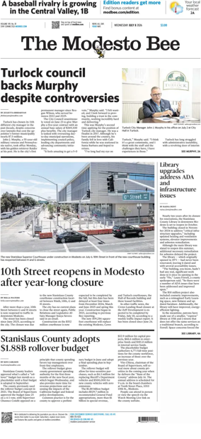 Cover of The Modesto Bee