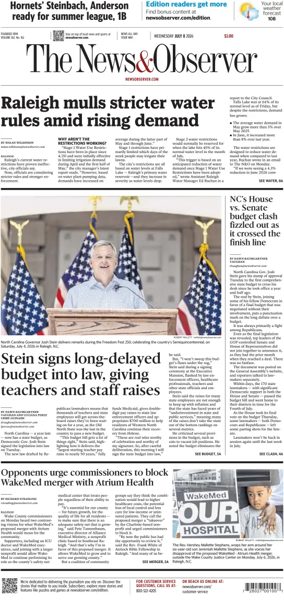 Cover of The News & Observer