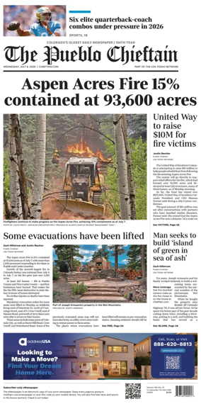 Cover of The Pueblo Chieftain