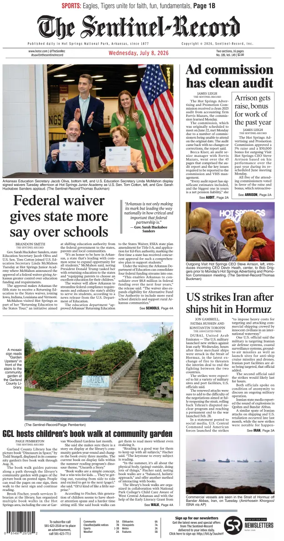 Cover of The Sentinel-Record