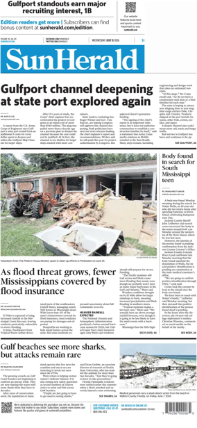 Cover of The Sun Herald