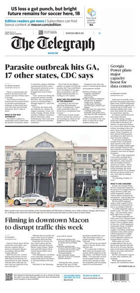 Cover of The Telegraph (Macon)