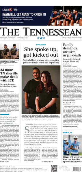 Cover of The Tennessean