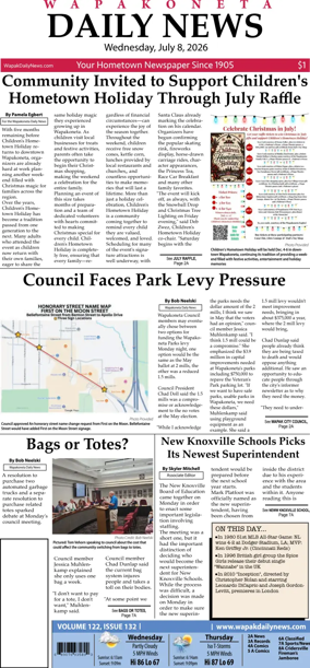 Cover of Wapakoneta Daily News