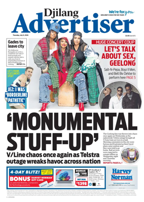 Cover of Geelong Advertiser