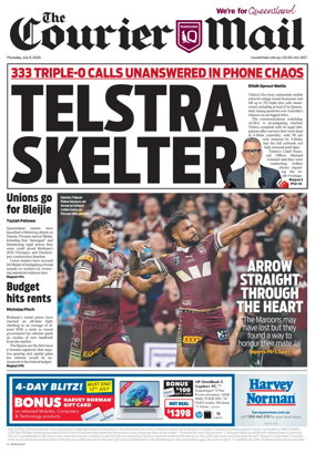 Cover of The Courier-Mail