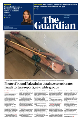 Cover of The Guardian Australia