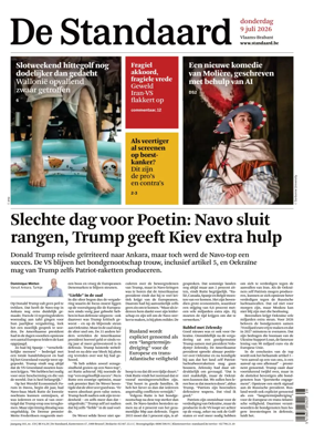 Cover of De Standaard