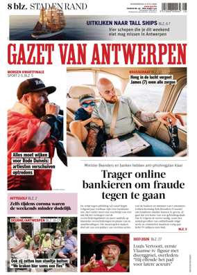 Cover of Gazet van Antwerpen Stad en Rand