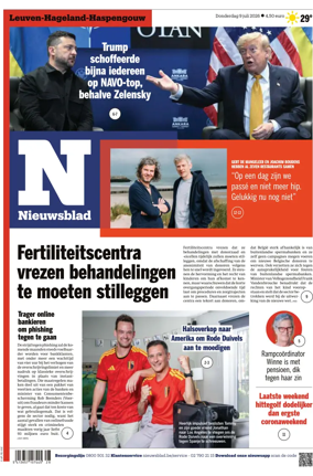 Cover of Het Nieuwsblad