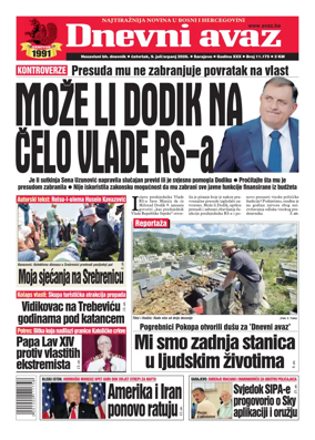 Cover of Dnevni avaz