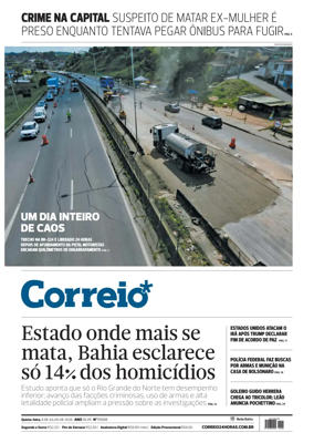 Cover of Correio da Bahia
