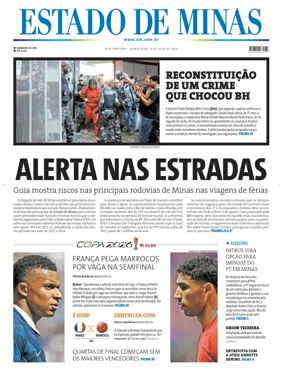 Cover of Estado de Minas (Brazil)