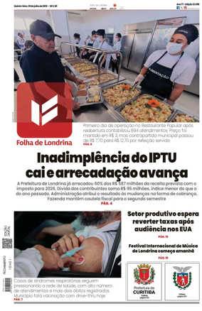 Cover of Folha de Londrina
