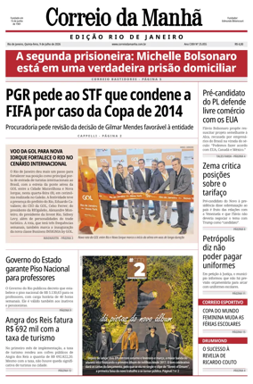 Cover of Jornal Correio da Manha