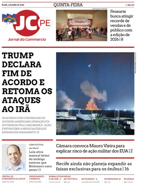 Cover of Jornal do Commercio