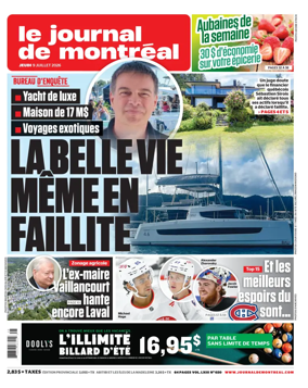Cover of Le Journal de Montreal