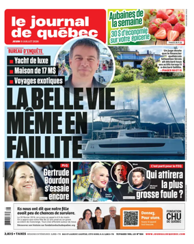 Cover of Le Journal de Quebec