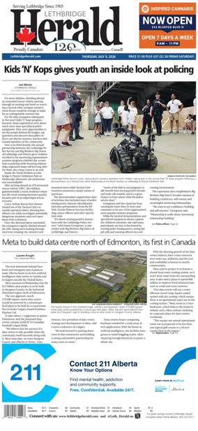 Cover of Lethbridge Herald