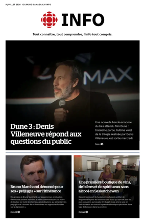 Cover of Radio-Canada Info