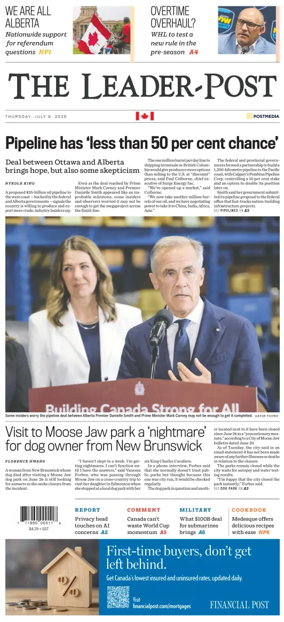 Cover of Regina Leader-Post