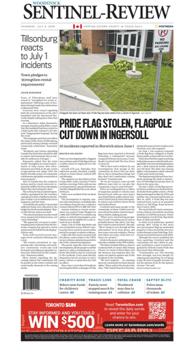 Cover of Sentinel-Review (Woodstock)