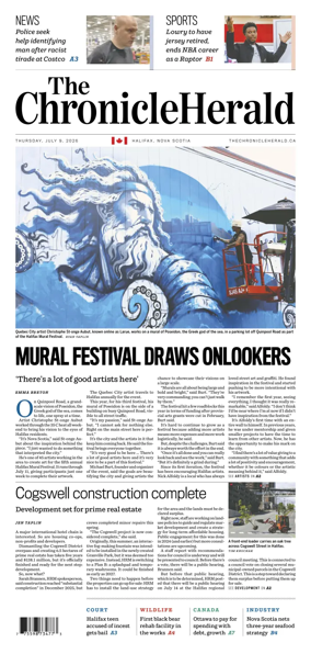 Cover of The Chronicle Herald (Metro)