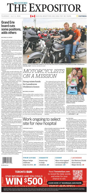 Cover of The Expositor (Brantford)