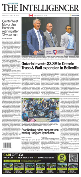 Cover of The Intelligencer (Belleville)