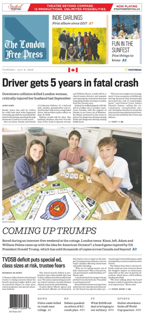 Cover of The London Free Press