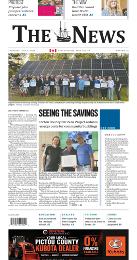 Cover of The News (New Glasgow)