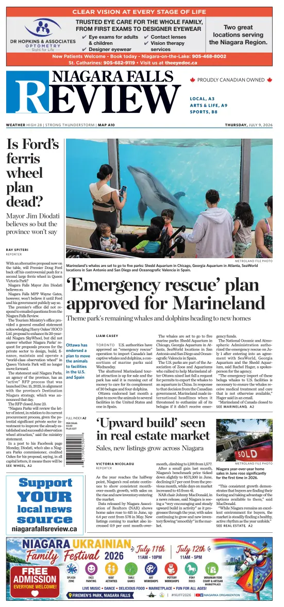 Cover of The Niagara Falls Review