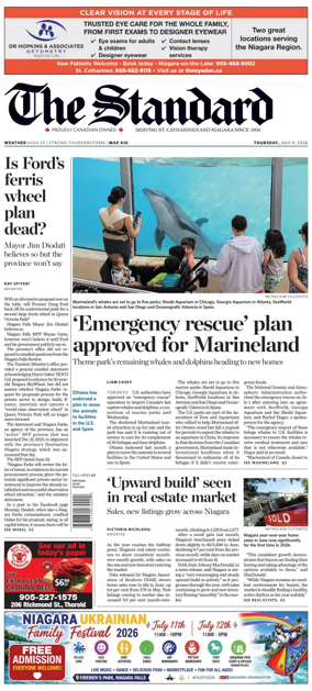 Cover of The Standard (St. Catharines)